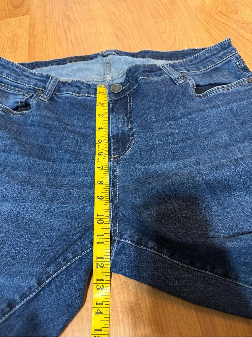 KUT From The Kloth Slouchy Boyfriend Jeans Women's 18W Medium Wash Stretch Denim